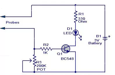 Mạch kiểm tra mức độ ẩm của đất